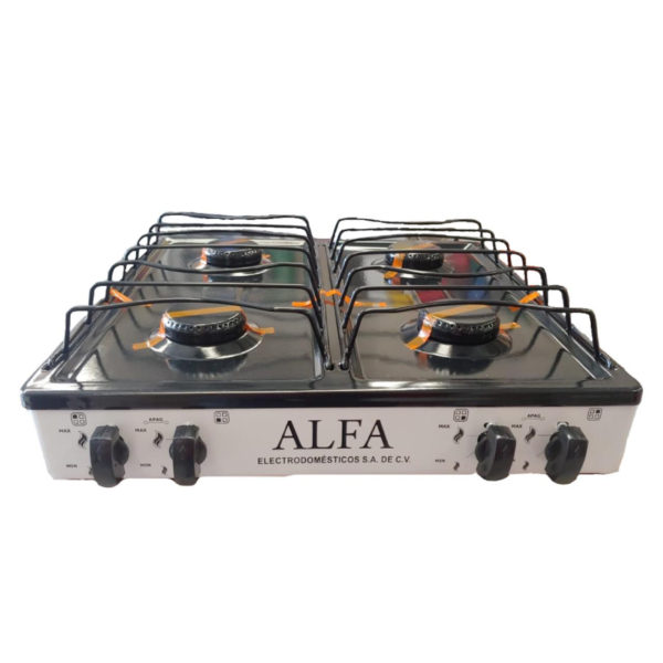 Parrilla de Gas LP 4 Quemadores Alfa